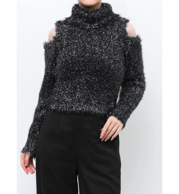 RESEXXY「ラメシャギータートルネックニットトップス」|ニット・セーター|