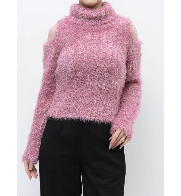 RESEXXY「ラメシャギータートルネックニットトップス」|ニット・セーター|