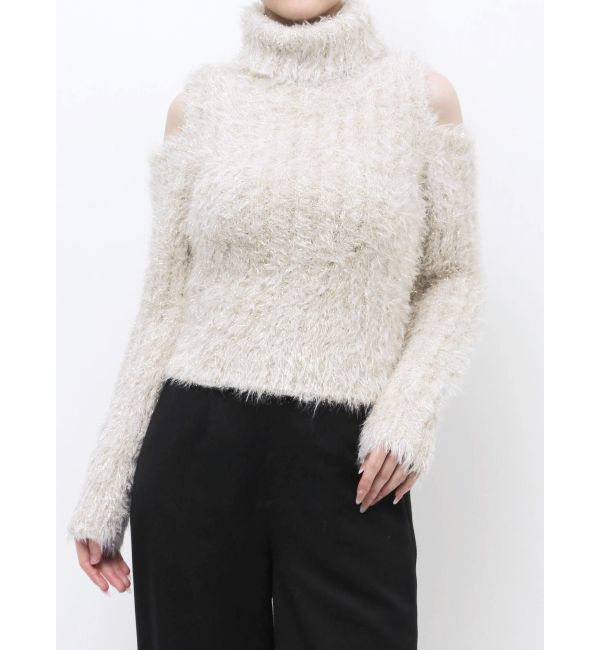 RESEXXY「ラメシャギータートルネックニットトップス」|ニット・セーター|