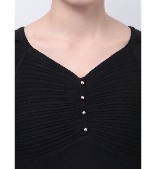 RESEXXY「バストデザインニットワンピース」|ワンピース|