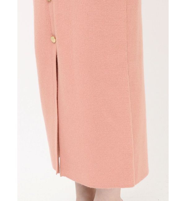 RESEXXY「ゴールドボタンタイトニットワンピース」|ワンピース|