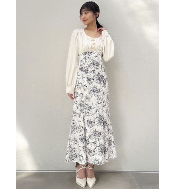 RESEXXY「フロントギャザーマーメイドワンピース」|ワンピース|