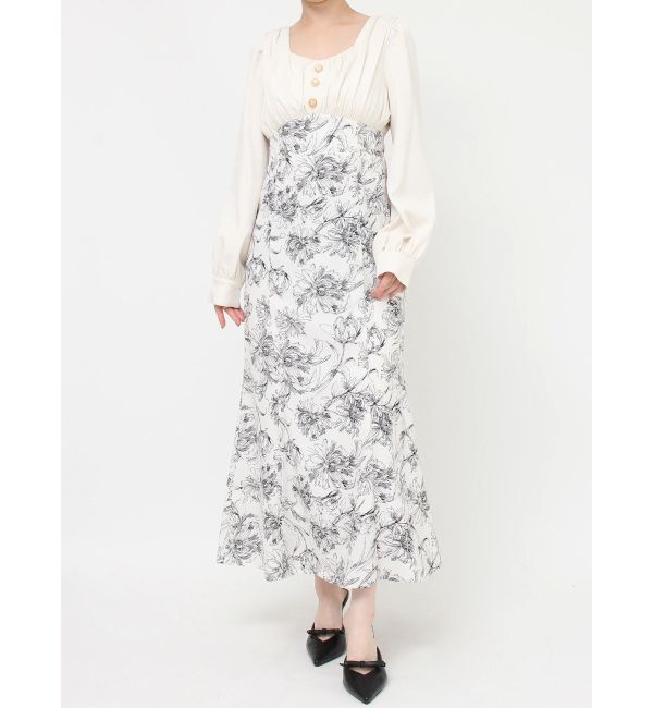 RESEXXY「フロントギャザーマーメイドワンピース」|ワンピース|