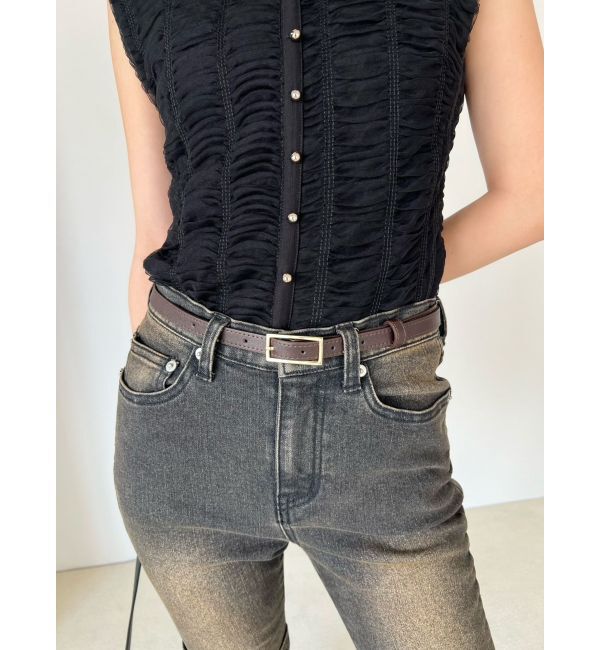 RESEXXY「シンプルスリムベルト」|ベルト|