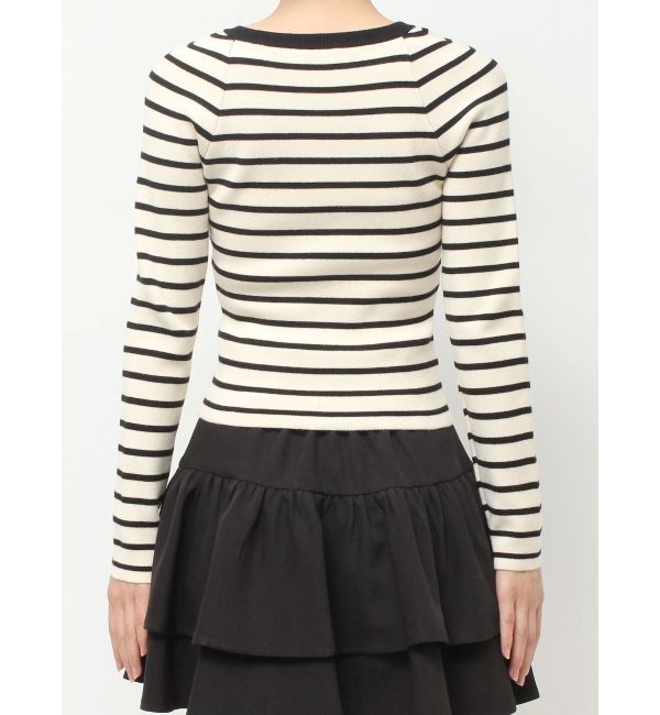 RESEXXY「ハートネックラグランニットトップス」|ニット・セーター|