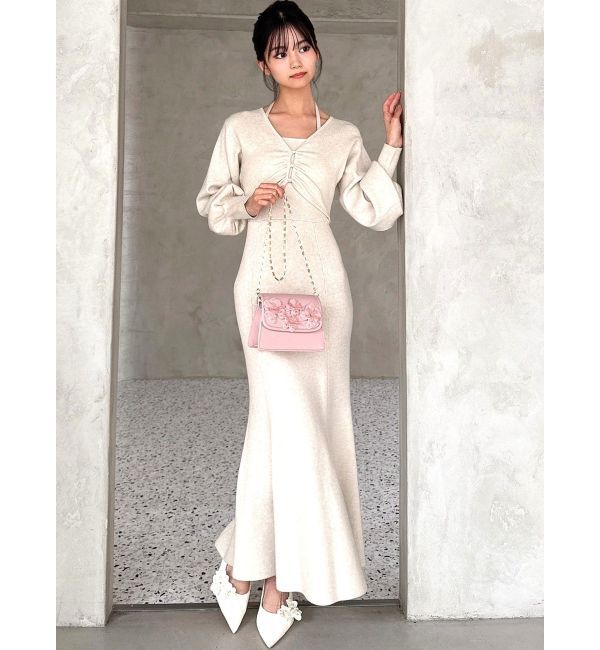 RESEXXY「レイヤードマーメイドニットワンピース」|ワンピース|