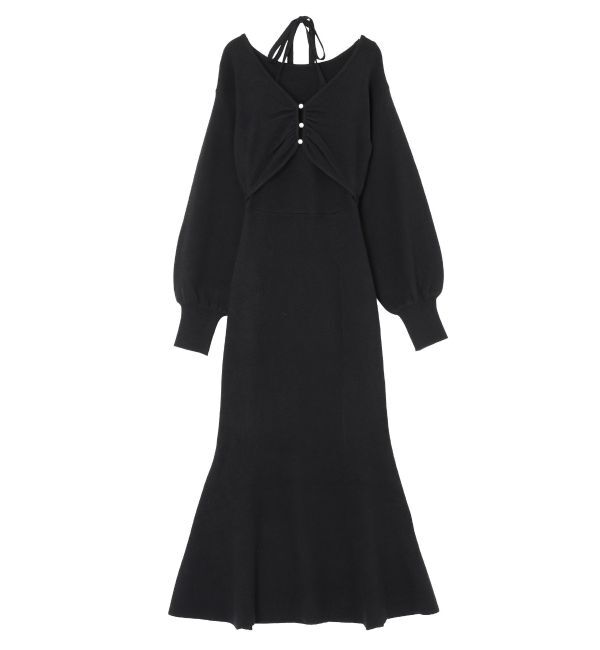 RESEXXY「レイヤードマーメイドニットワンピース」|ワンピース|