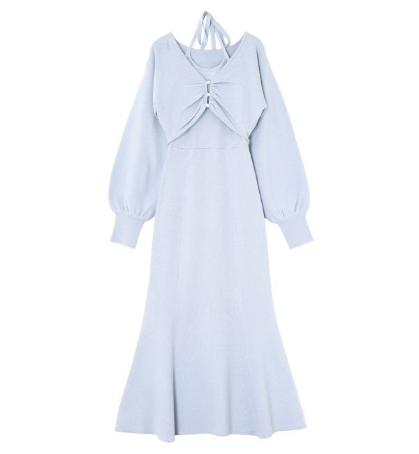 RESEXXY「レイヤードマーメイドニットワンピース」|ワンピース|