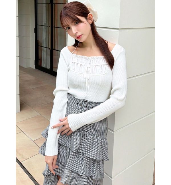 RESEXXY「バストデザインニットトップス」|ニット・セーター|