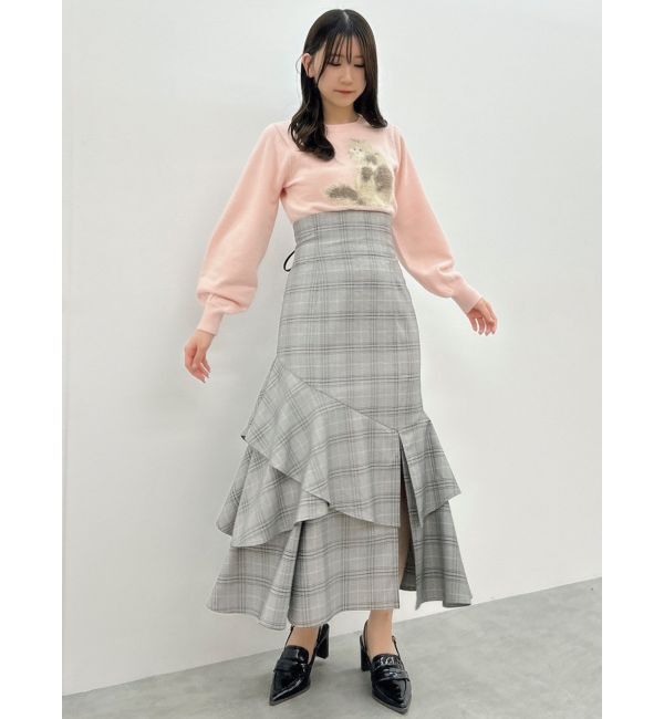 dazzlin「バックレースアップアシメマーメイドスカート」|スカート|