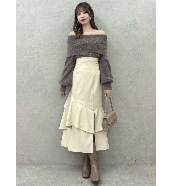 dazzlin「バックレースアップアシメマーメイドスカート」|スカート|