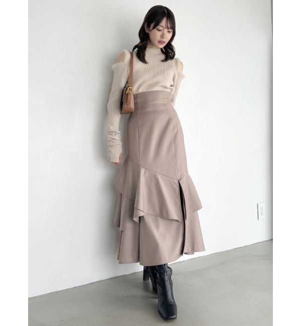 dazzlin「バックレースアップアシメマーメイドスカート」|スカート|