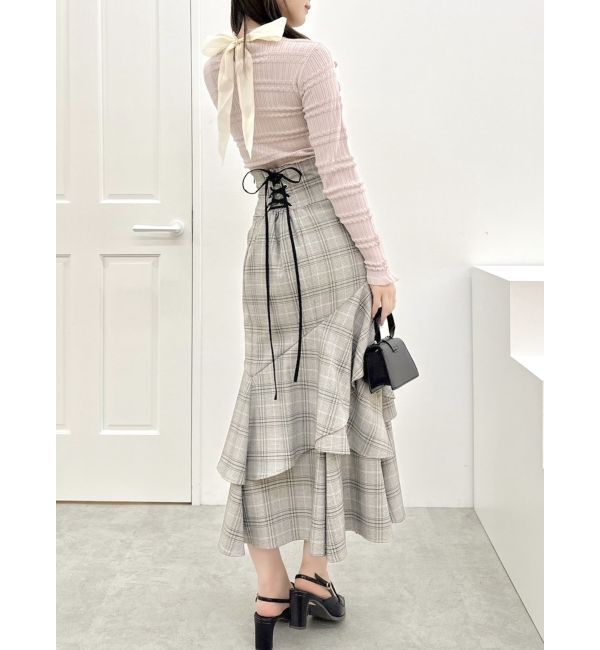 dazzlin「バックレースアップアシメマーメイドスカート」|スカート|