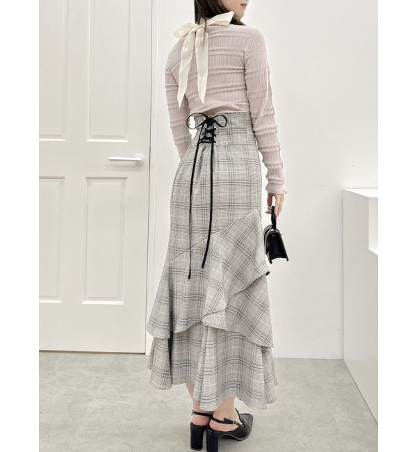 dazzlin「バックレースアップアシメマーメイドスカート」|スカート|