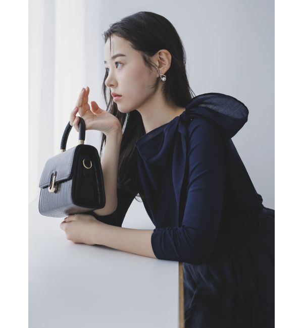 dazzlin「ネックドレープカットトップス」|Tシャツ・カットソー|