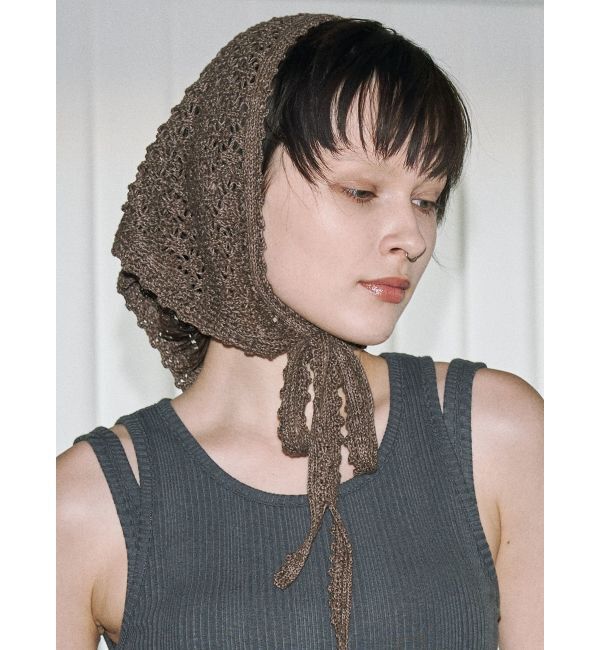 EMODA「【VEQUM】CROCHET LACE HAIR BANDANA」|その他|