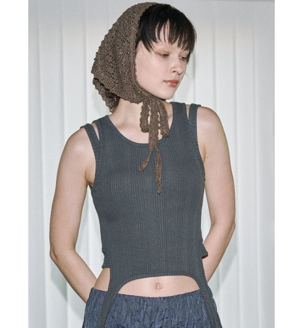 EMODA「【VEQUM】CROCHET LACE HAIR BANDANA」|その他|