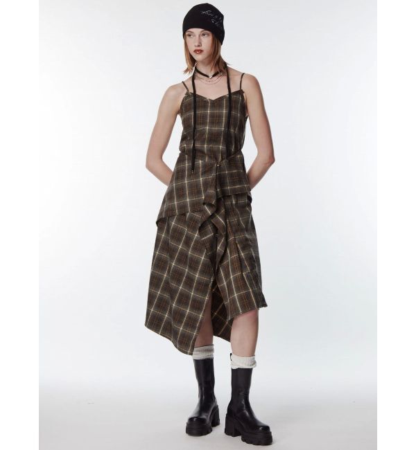 EMODA「スリットフリルマキシワンピース」|ワンピース|