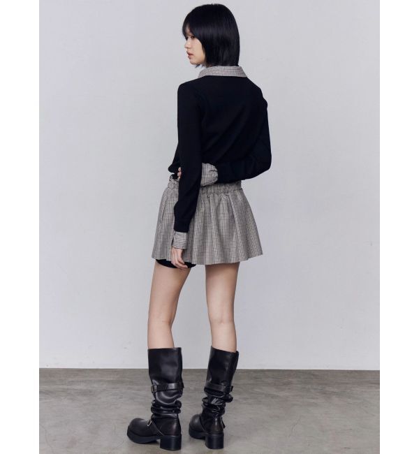 EMODA「レイヤードシャツニット」|ニット・セーター|