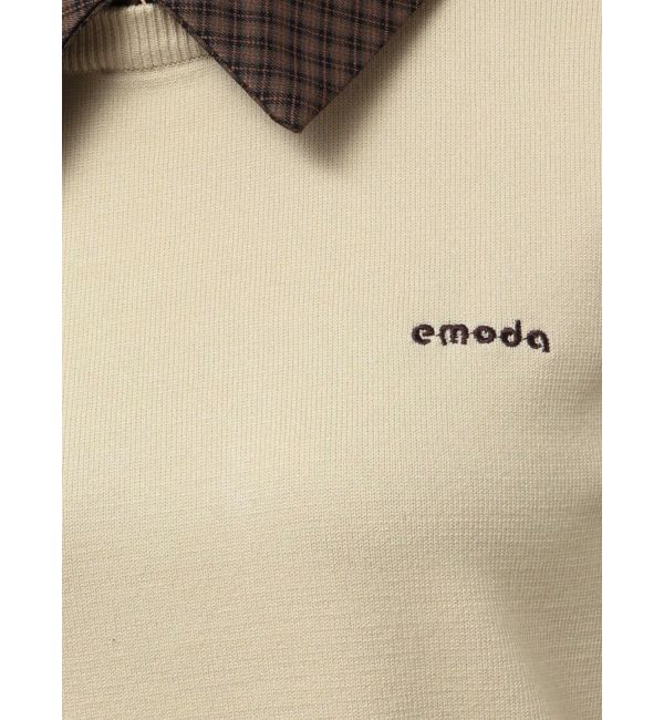 EMODA「レイヤードシャツニット」|ニット・セーター|