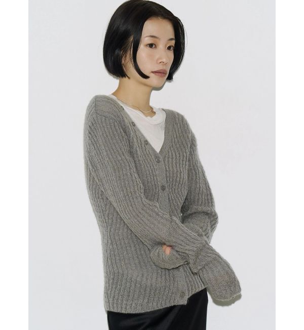 EMODA「【VEQUM】WAVING V NECK KNIT」|ニット・セーター|
