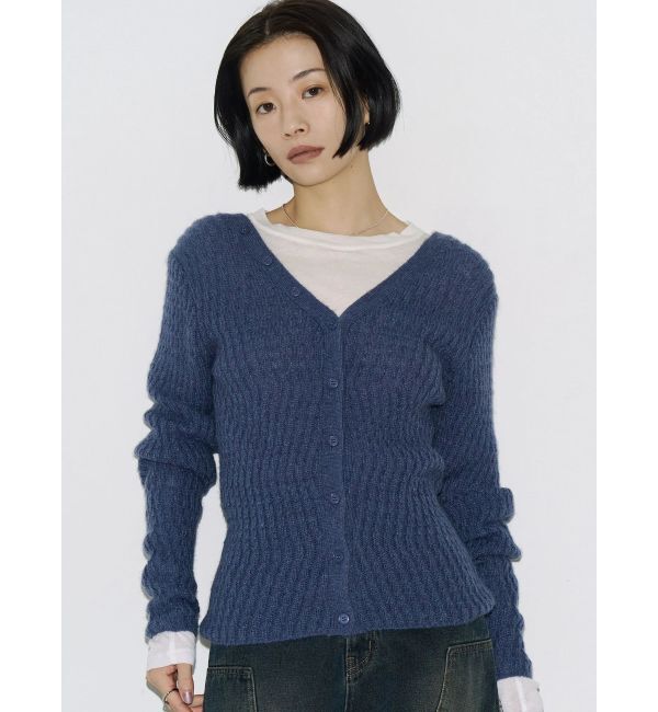EMODA「【VEQUM】WAVING V NECK KNIT」|ニット・セーター|