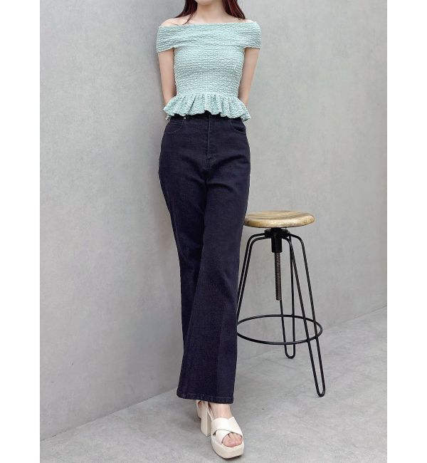 MERCURYDUO「ブーツカットデニムパンツ」|デニム|
