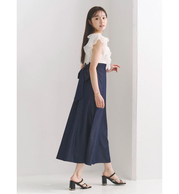 MERCURYDUO「2WAYラッフルブラウスドッキングワンピース」|ワンピース|