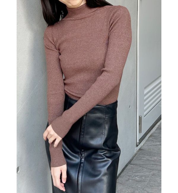 MURUA「ルーズネックミニマルタートル」|ニット・セーター|