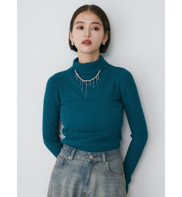 MURUA「ルーズネックミニマルタートル」|ニット・セーター|