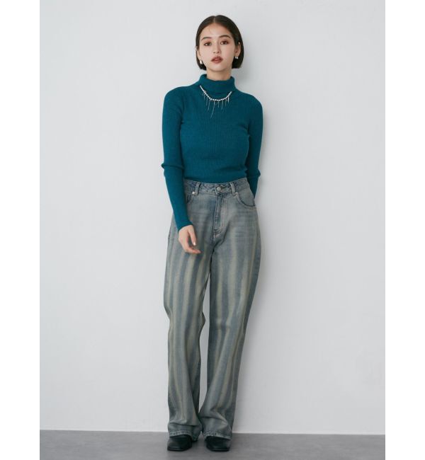 MURUA「ルーズネックミニマルタートル」|ニット・セーター|