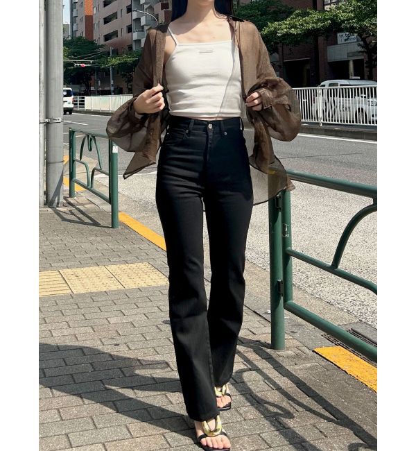 MURUA「ボリュームスリーブシャイニーシアーシャツ」|シャツ・ブラウス|