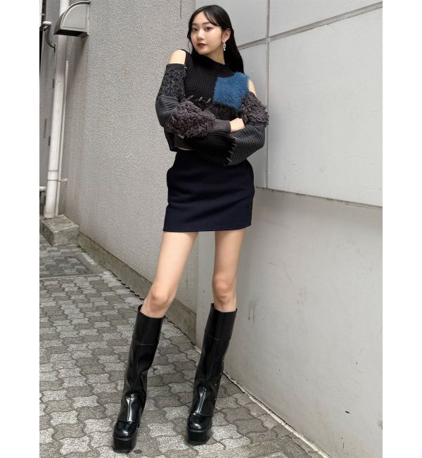 MURUA「リブミニスカート【セット販売対象】」|スカート|