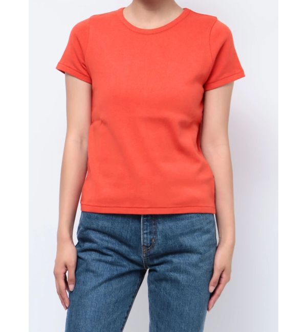 Ungrid「カラーフィットTee」|Tシャツ・カットソー|レッド