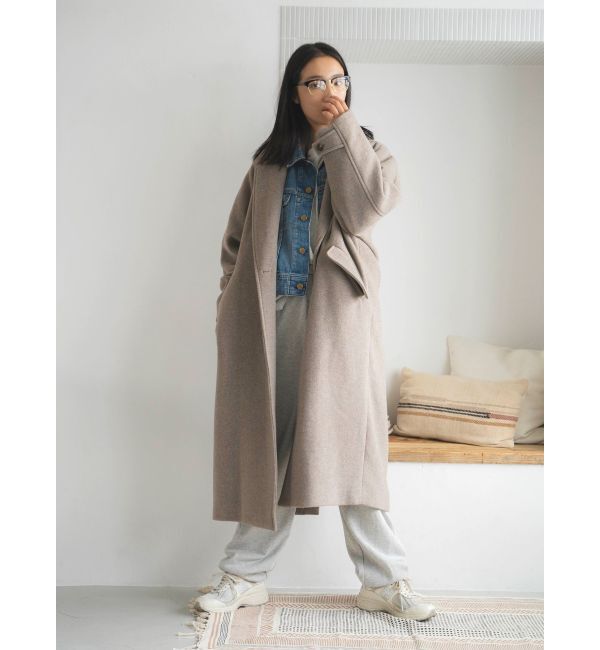 Ungrid「ルーズシルエットチェスターコート」|チェスターコート|ミディアムグレー