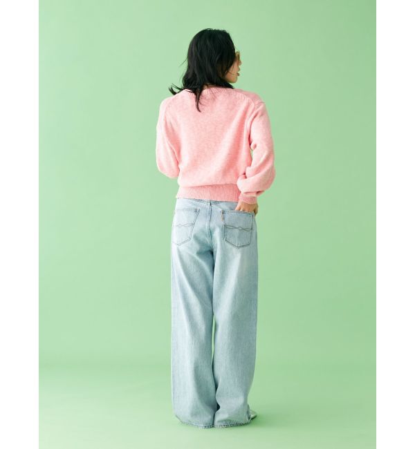 Ungrid「【WEB限定】エンブロイダリーコットン混スラブニット」|ニット・セーター|