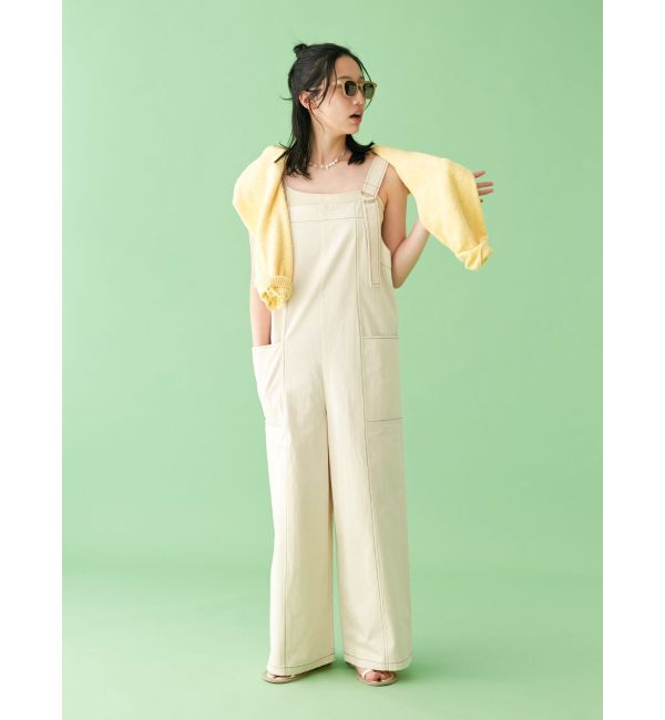 Ungrid「【WEB限定】エンブロイダリーコットン混スラブニット」|ニット・セーター|