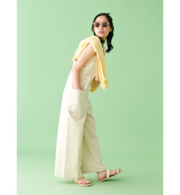 Ungrid「【WEB限定】エンブロイダリーコットン混スラブニット」|ニット・セーター|