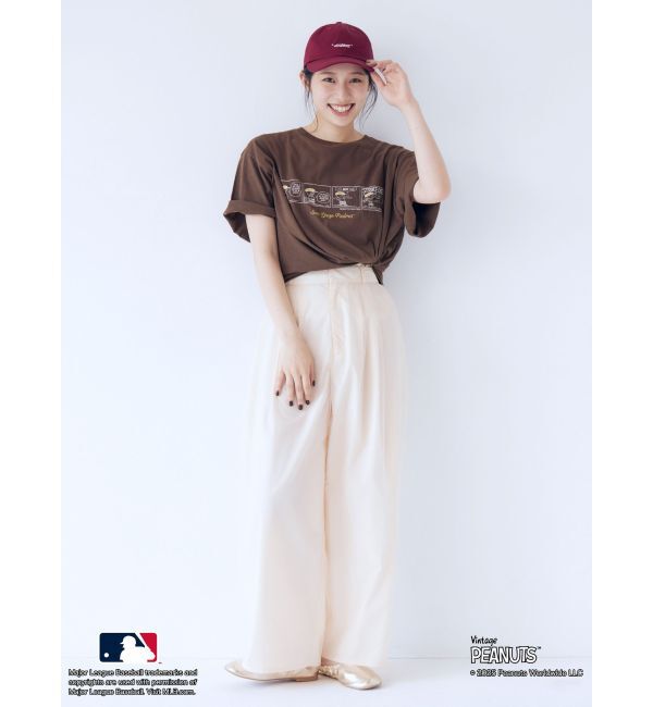Ungrid「【MLB&times;PEANUTS】ロゴTee」|Tシャツ・カットソー|