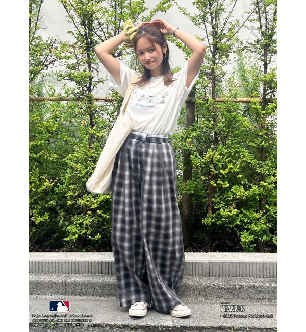 Ungrid「【MLB&times;PEANUTS】ロゴTee」|Tシャツ・カットソー|