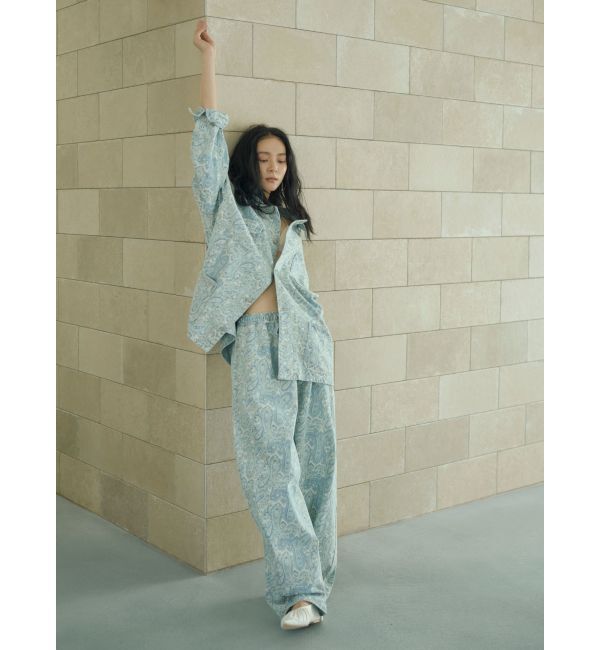 Ungrid「ペイズリーラフデニムパンツ」|デニム|