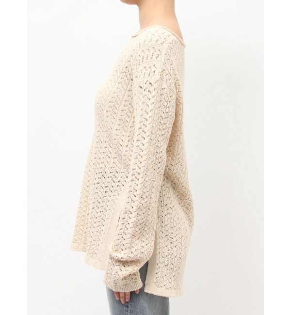 Ungrid「透かし編みルーズニット」|ニット・セーター|