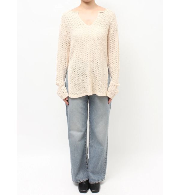 Ungrid「透かし編みルーズニット」|ニット・セーター|