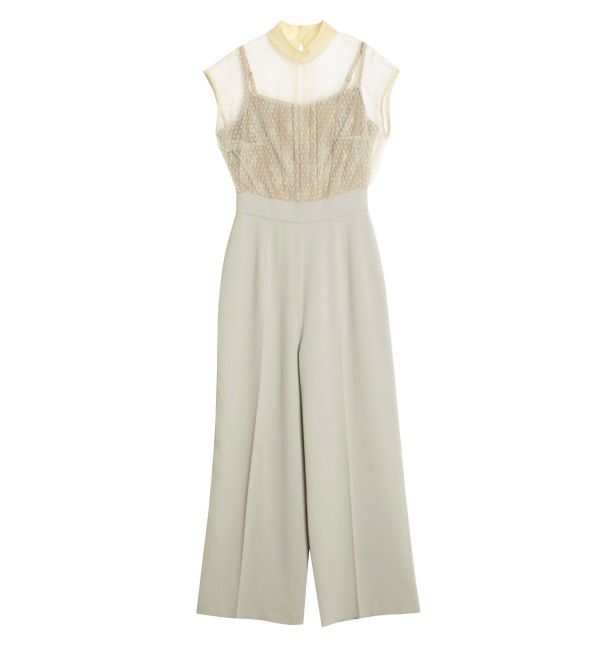 LAGUNAMOON「LADYチュールレースドッキングコンビネゾン」|ドレス|