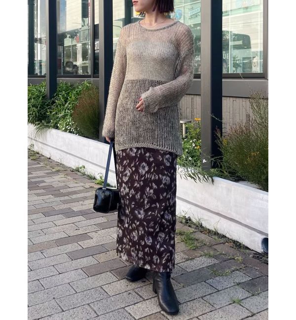 LAGUNAMOON「モヘヤラフニットプルオーバー」|ニット・セーター|