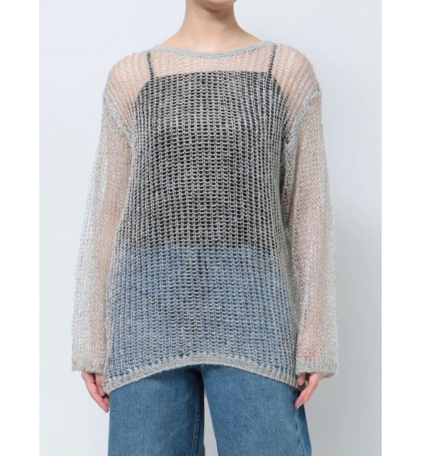 LAGUNAMOON「モヘヤラフニットプルオーバー」|ニット・セーター|