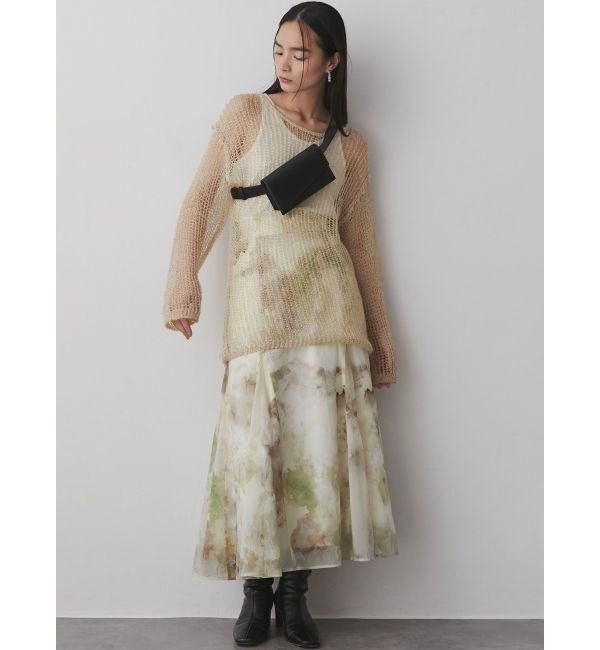 LAGUNAMOON「モヘヤラフニットプルオーバー」|ニット・セーター|