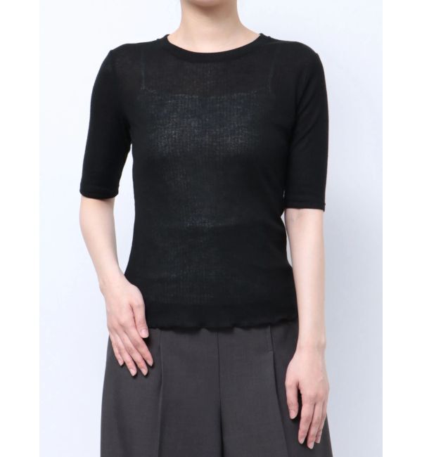 LAGUNAMOON「ソフトリブカットトップス」|Tシャツ・カットソー|