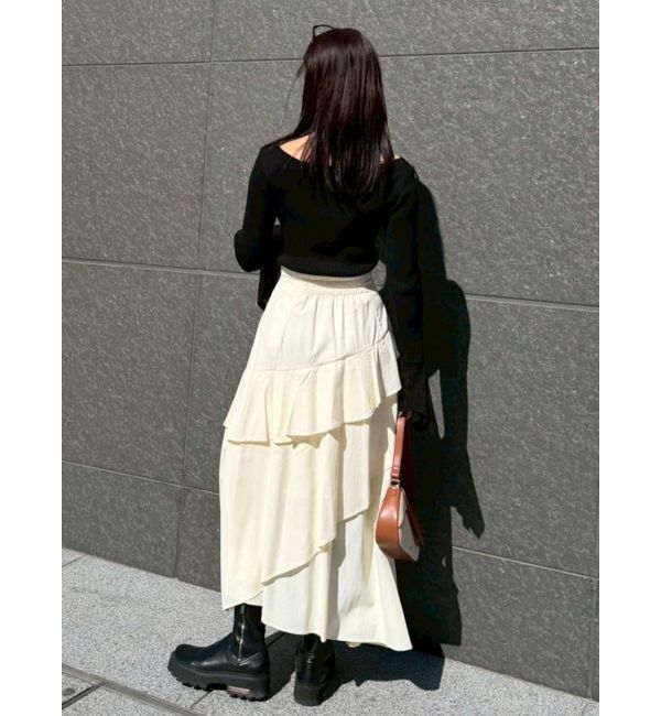 LAGUNAMOON「フレアティアードスカート」|スカート|
