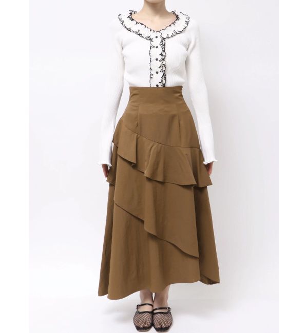 LAGUNAMOON「フレアティアードスカート」|スカート|
